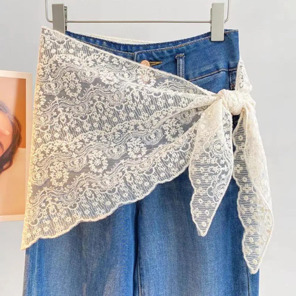 Кружевные мини-юбки женские элегантные - Фотография_3