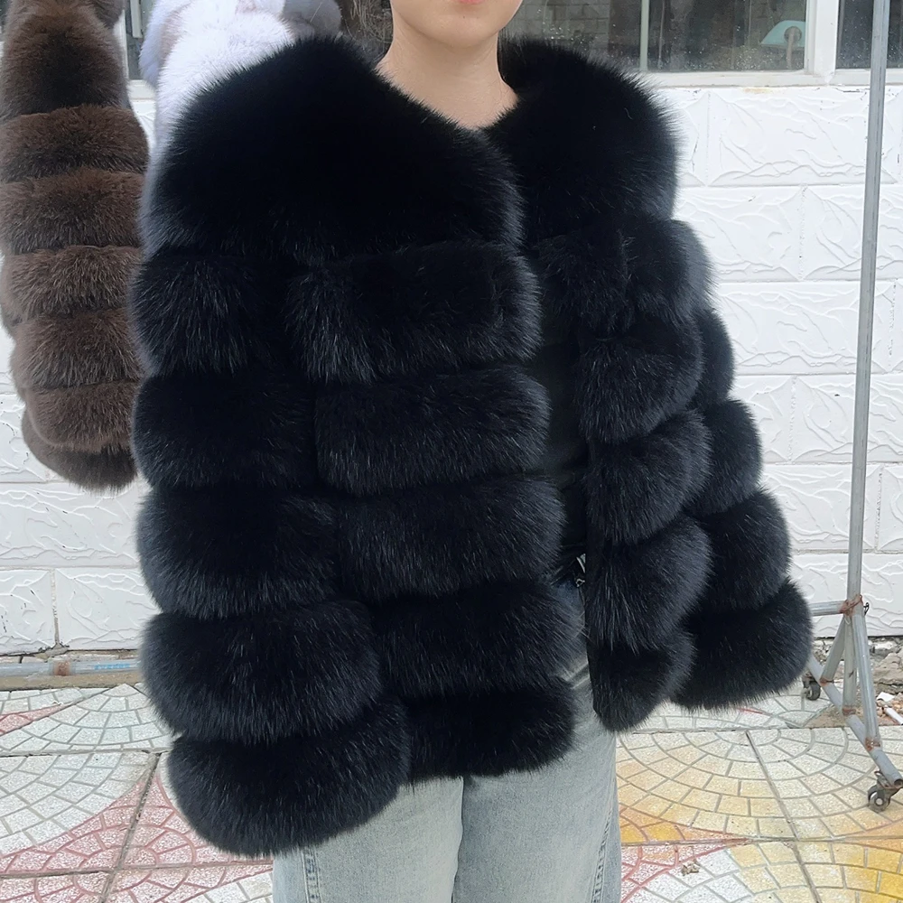 Queentina 60 см шуба из лисьего - Фотография_3