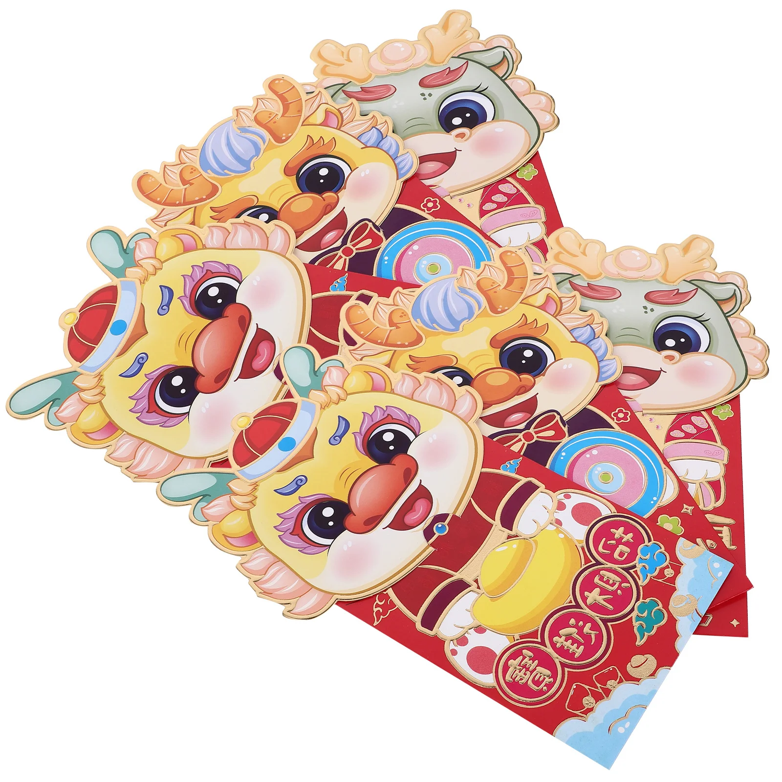 Красные конверты с годом дракона - Фотография_2