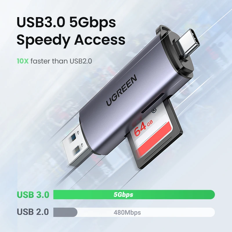 Кардридер ugreen с usb 3 - Фотография_2