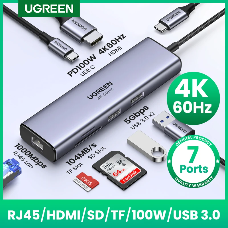 Usb-разветвитель ugreen