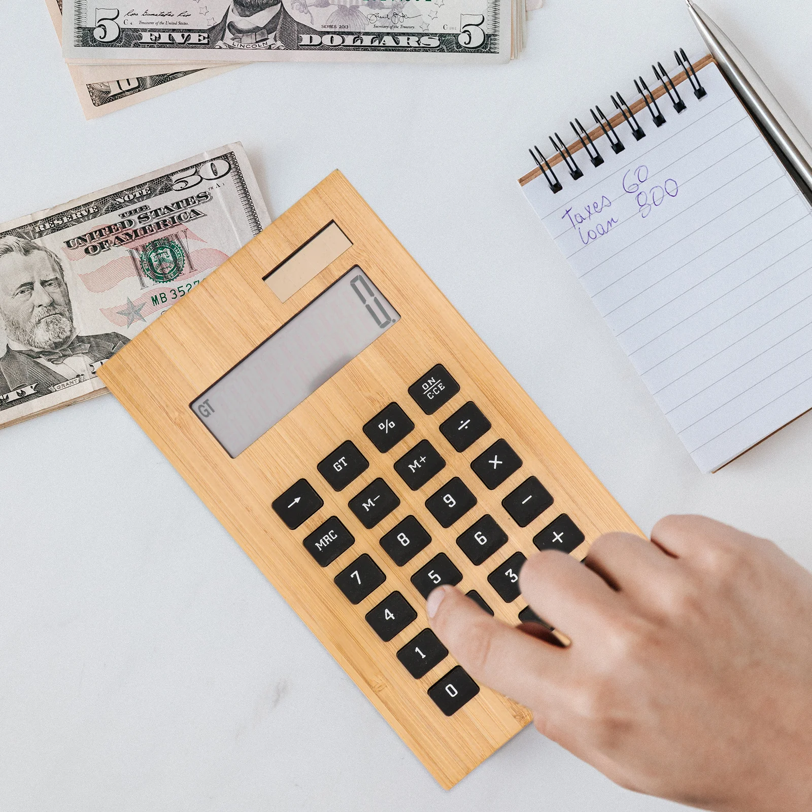 Бамбуковый солнечный калькулятор
