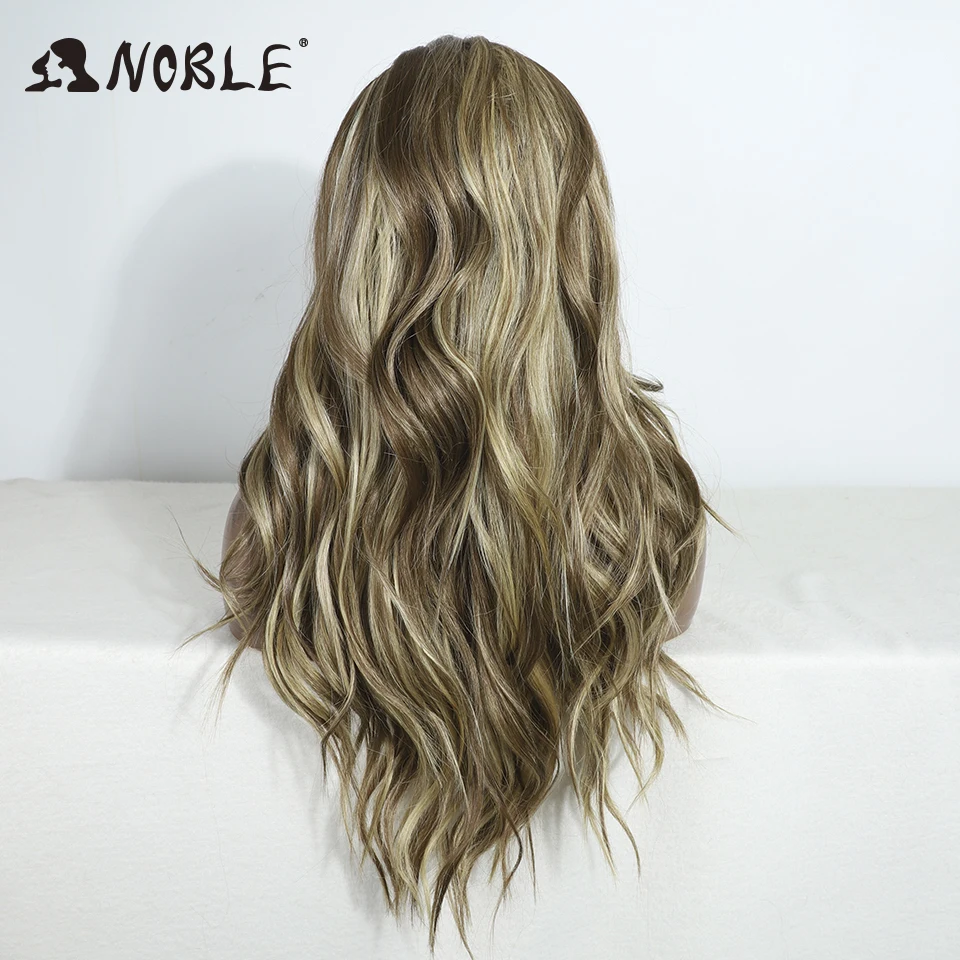 Благородный синтетический парик на сетке спереди - Фотография_4