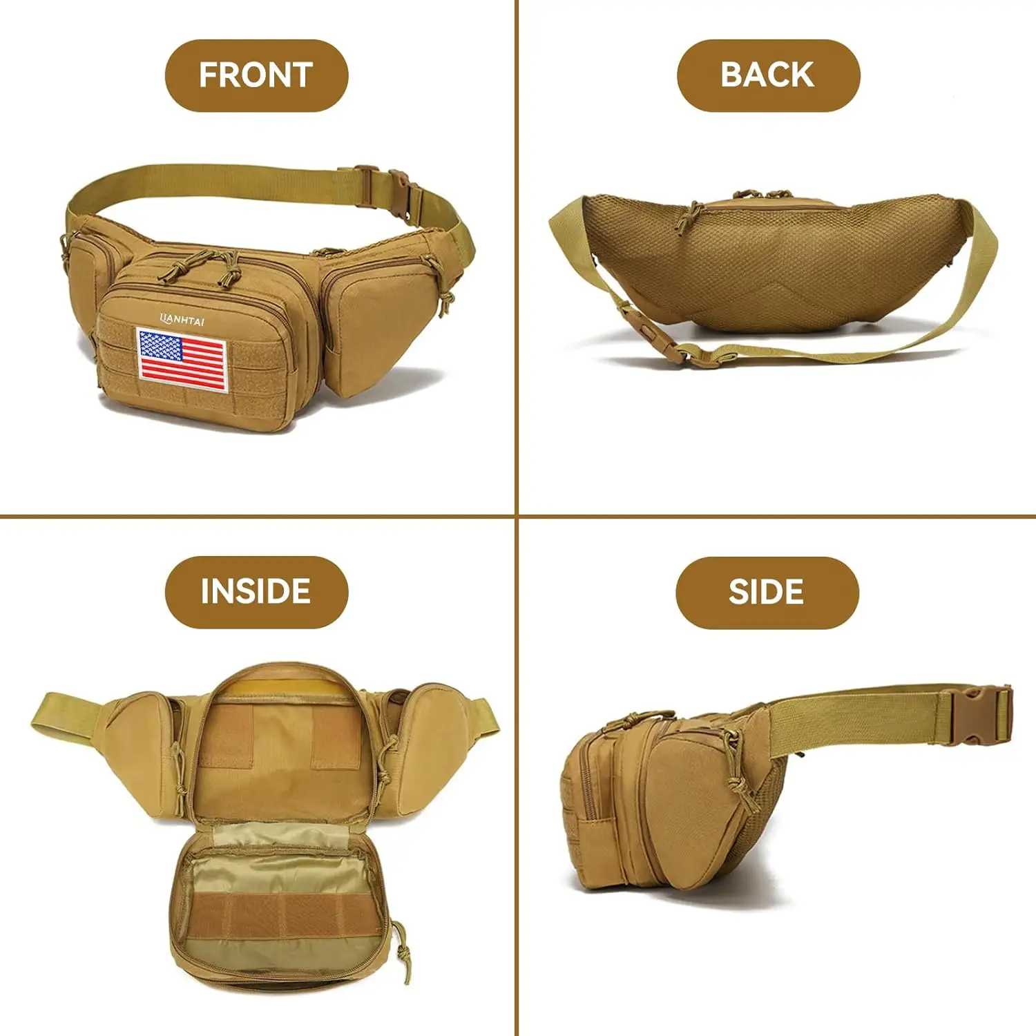 Поясная сумка fanny pack для мужчин - Фотография_5