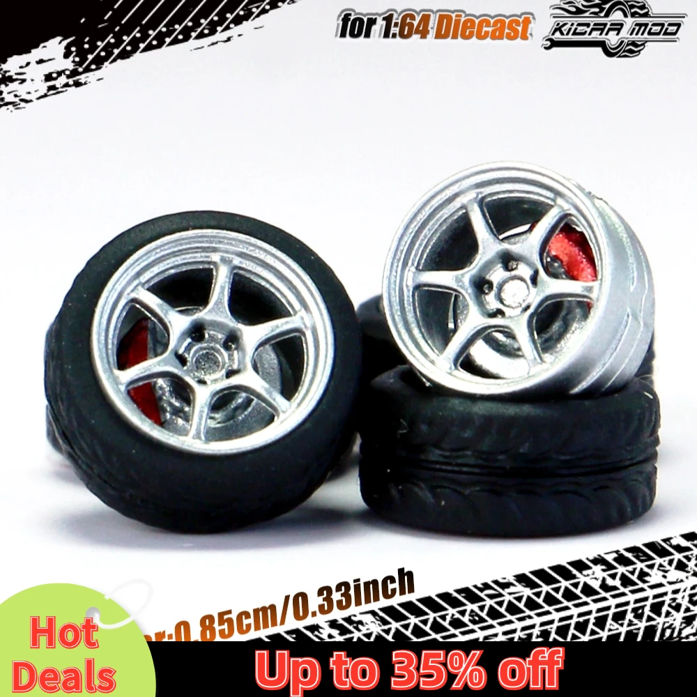 Модель автомобиля abs колеса с резиновыми шинами - Фотография_4