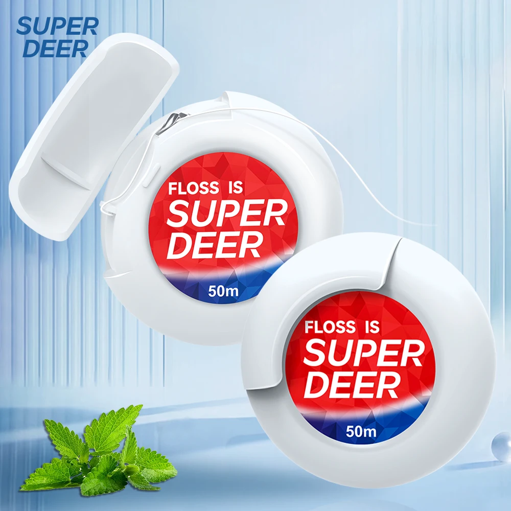 50 м рулон зубной нити super deer - Фотография_4