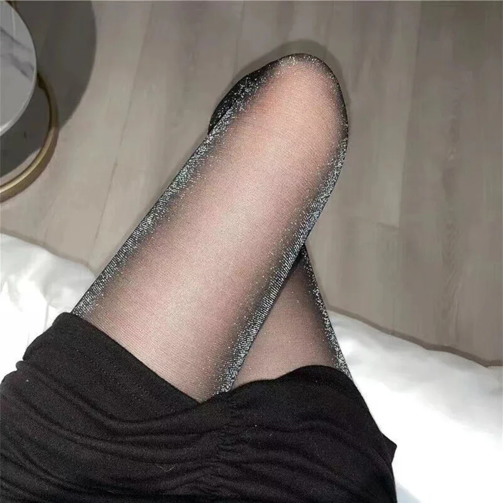 Женские сексуальные блестящие колготки - Фотография_4