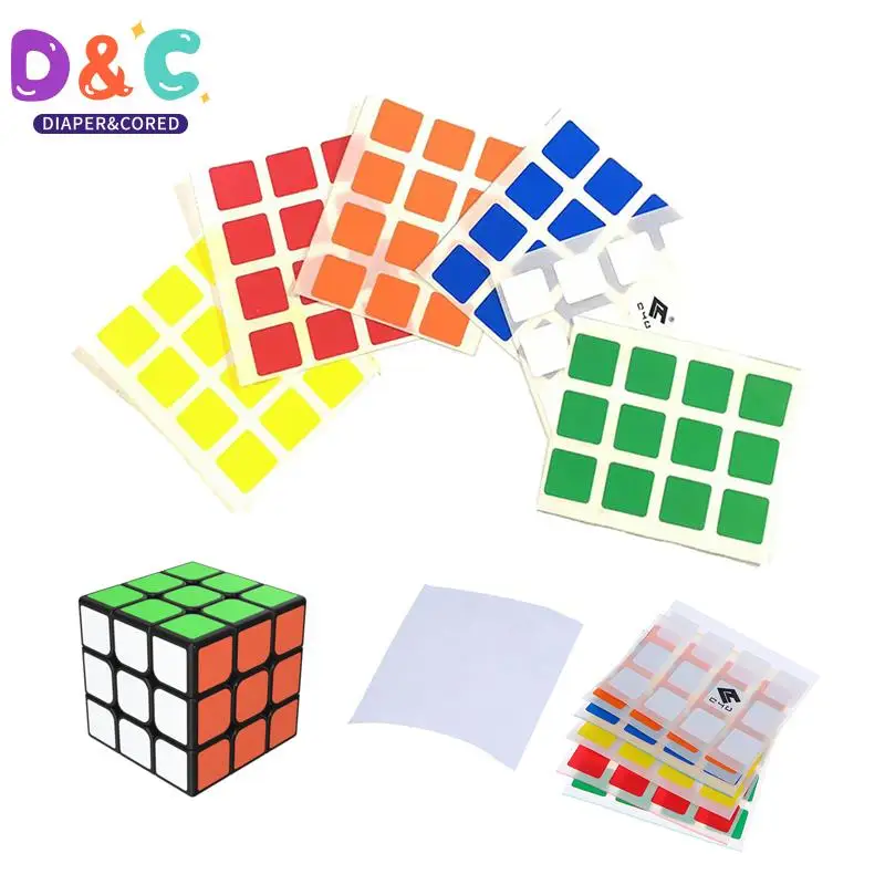 Наклейки-кубики 3x3x3