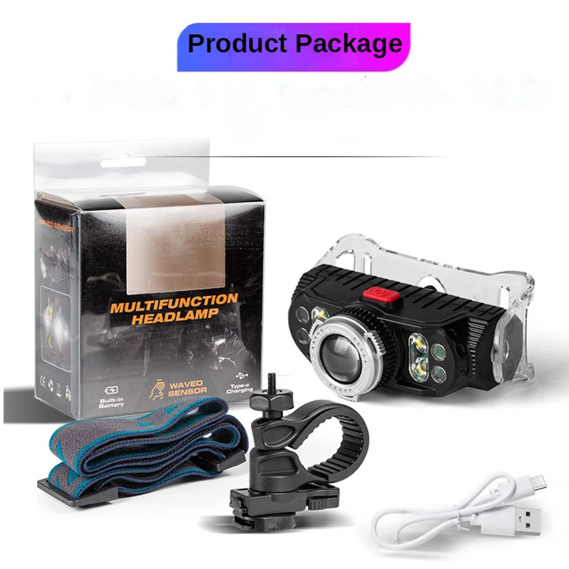 Головной фонарь с многофункциональным датчиком - Фотография_6