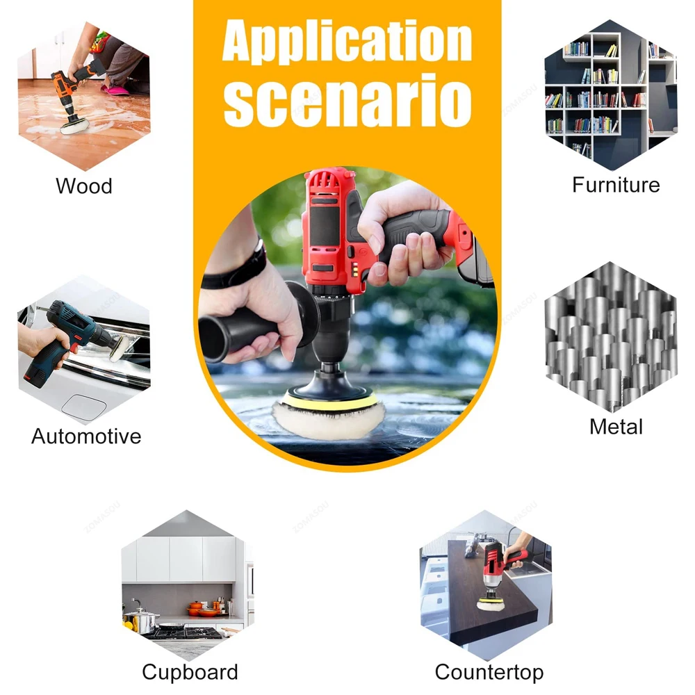 Верхняя полировальная подушечка m14 3/4/5/6/7 дюймов - Фотография_3
