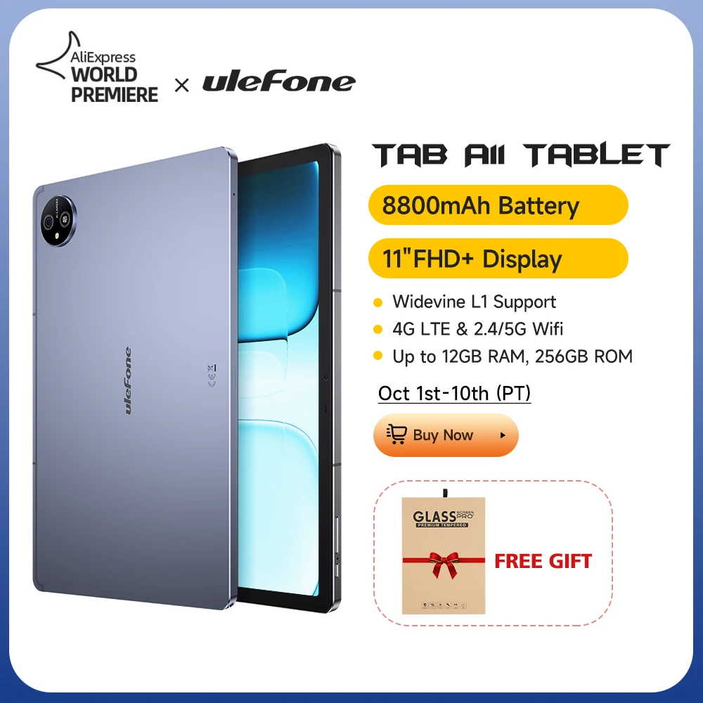 【мировая премьера】планшет ulefone tab a11