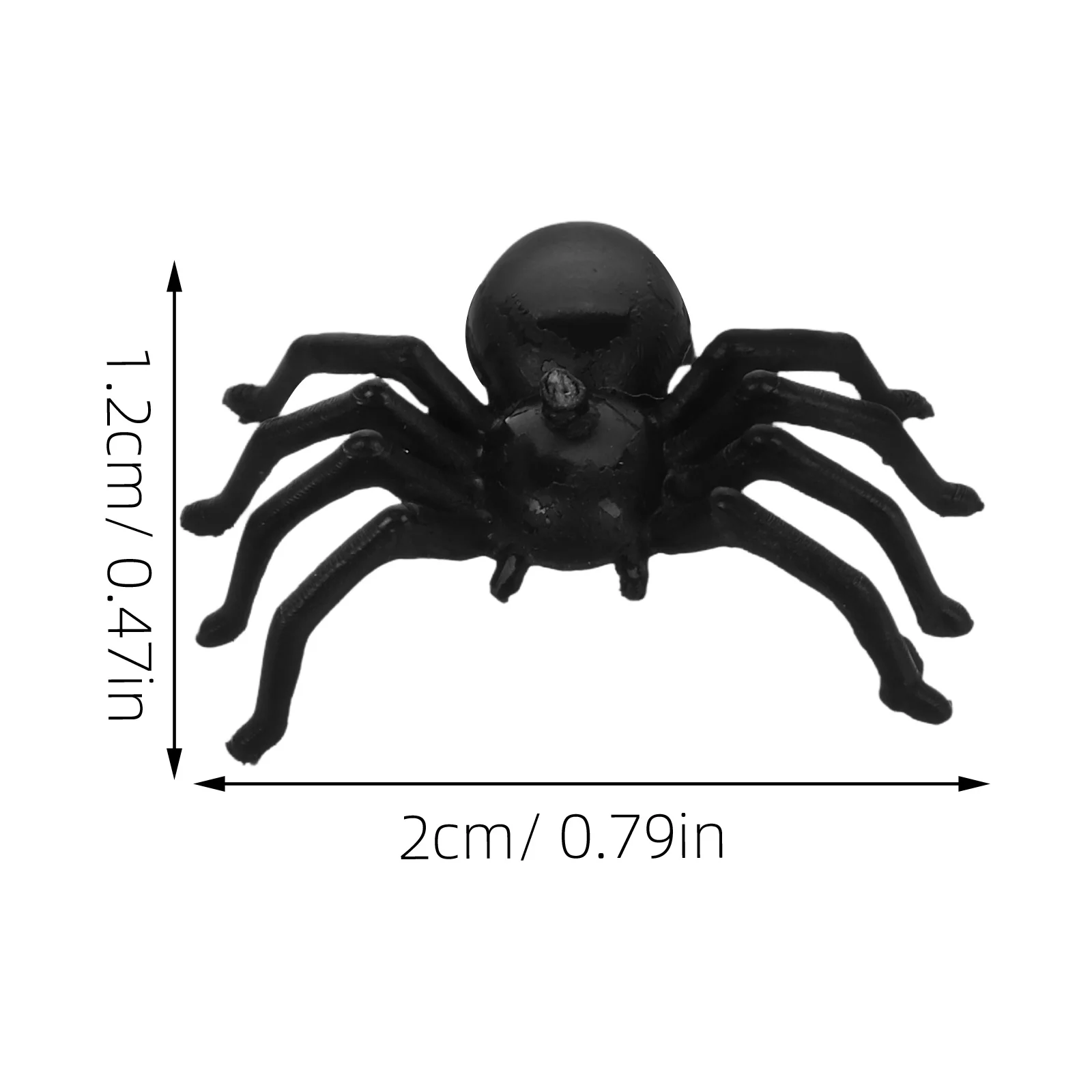 Маленькие мягкие пластиковые пауки - Фотография_4