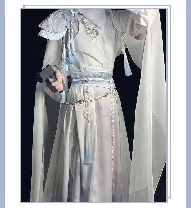 Винтажный сказочный боевой ханьфу для мужчин и женщин - Фотография_3