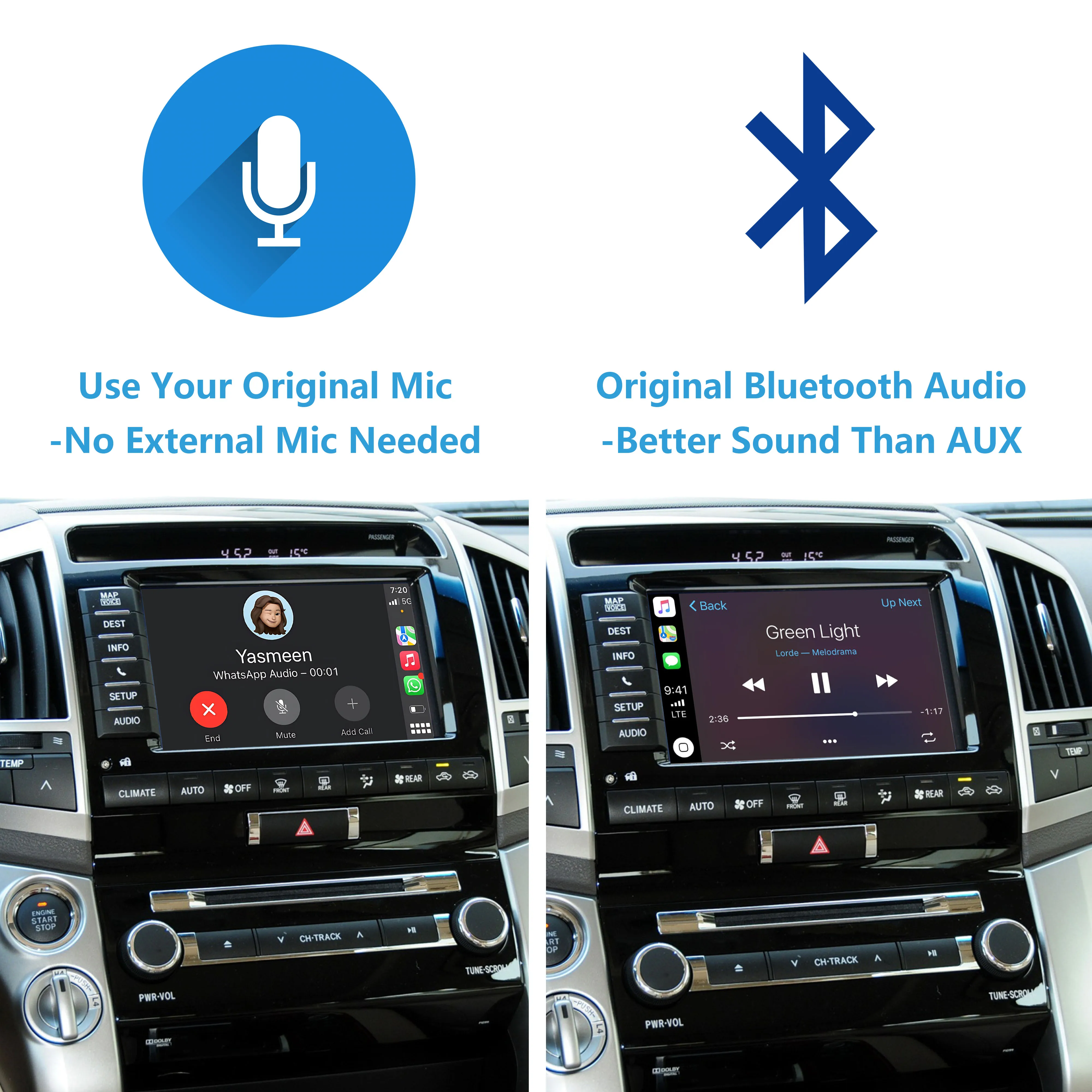Apple carplay для toyota land cruiser - Фотография_3