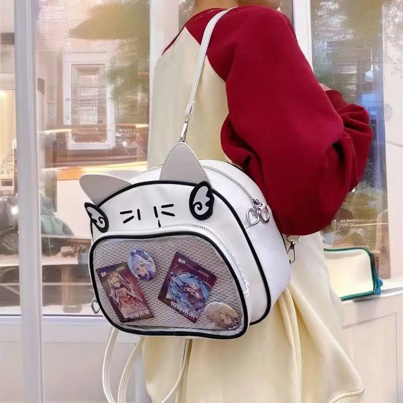 Y2k bag, японские рюкзаки kawaii cat для девочек