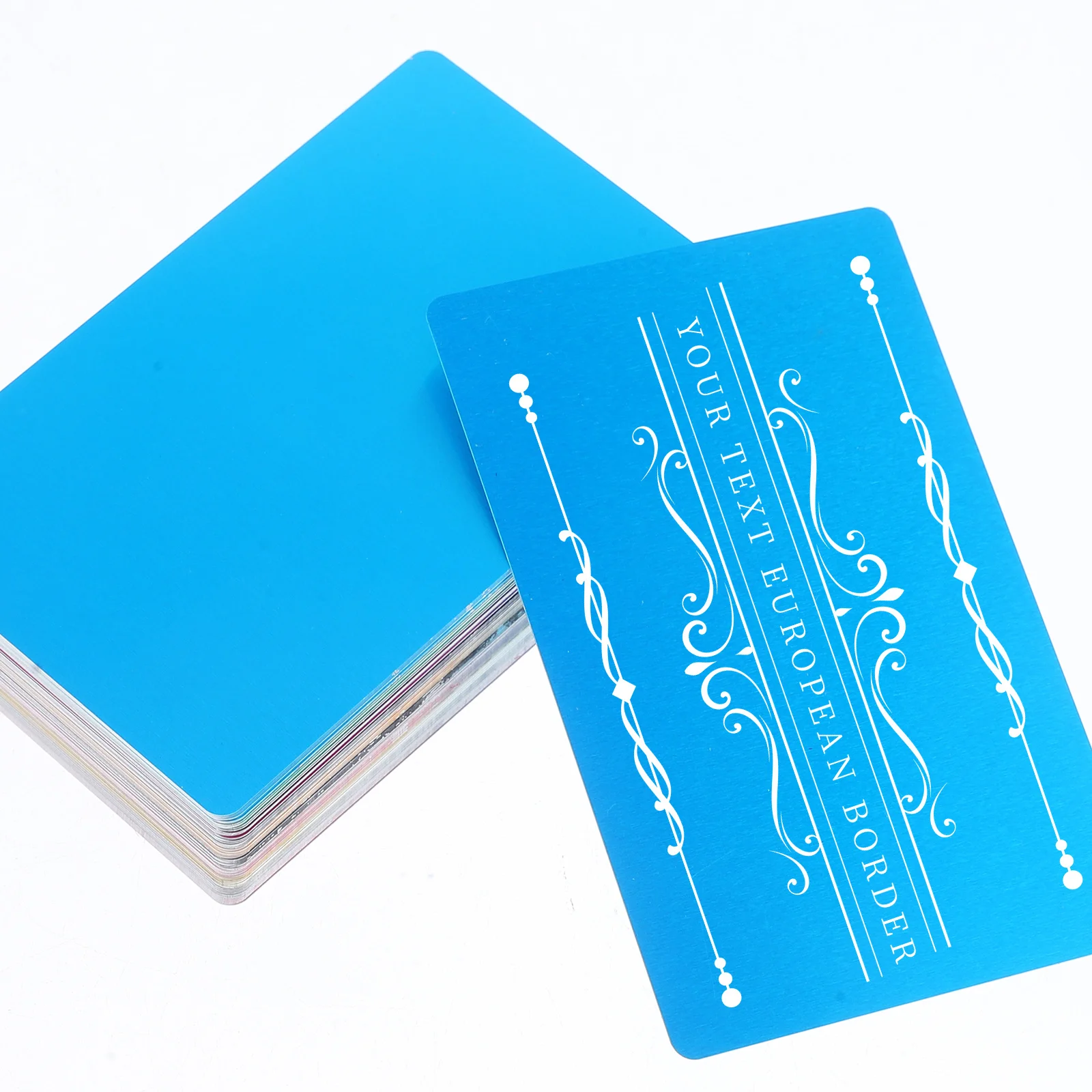 Пустые алюминиевые визитные карточки - Фотография_6