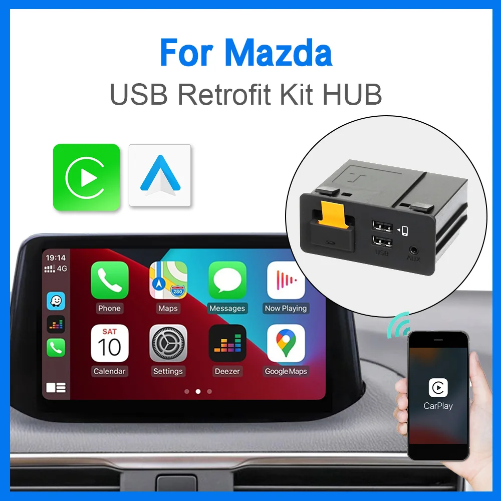 Автомобильный обновленный usb bluetooth адаптер carplay для android