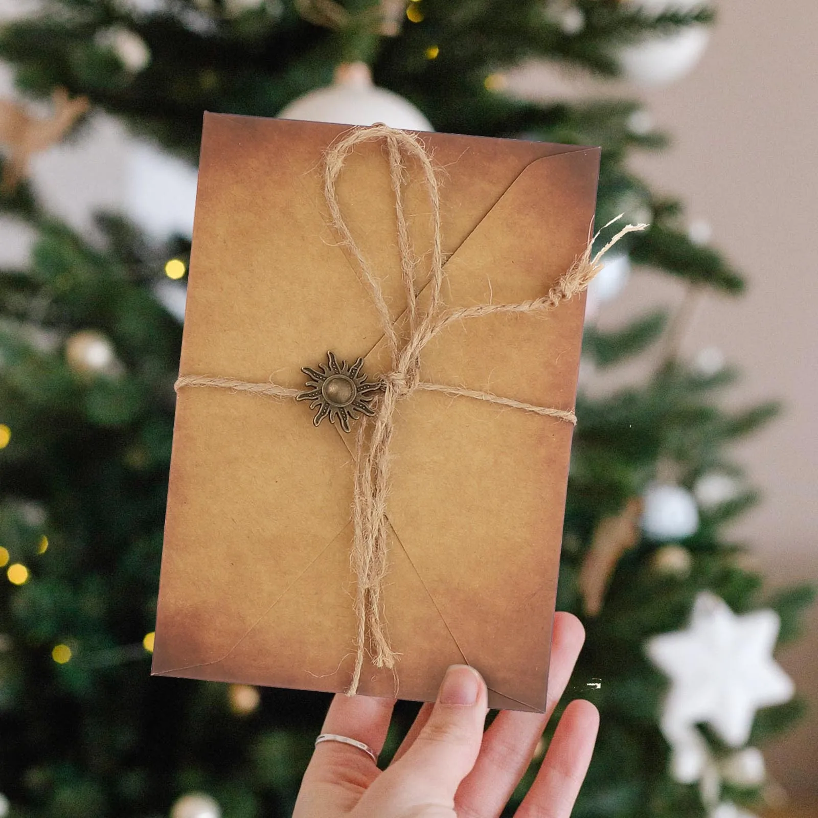 3 комплекта конвертов в стиле ретро для письма и крафт-бумаги - Фотография_4