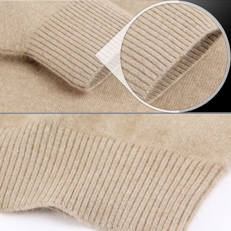 Мужской кашемировый свитер из 100% чистой шерсти - Фотография_6