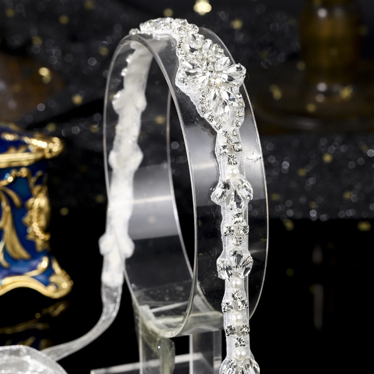 Miallo модный свадебный пояс с серебряными стразами - Фотография_2