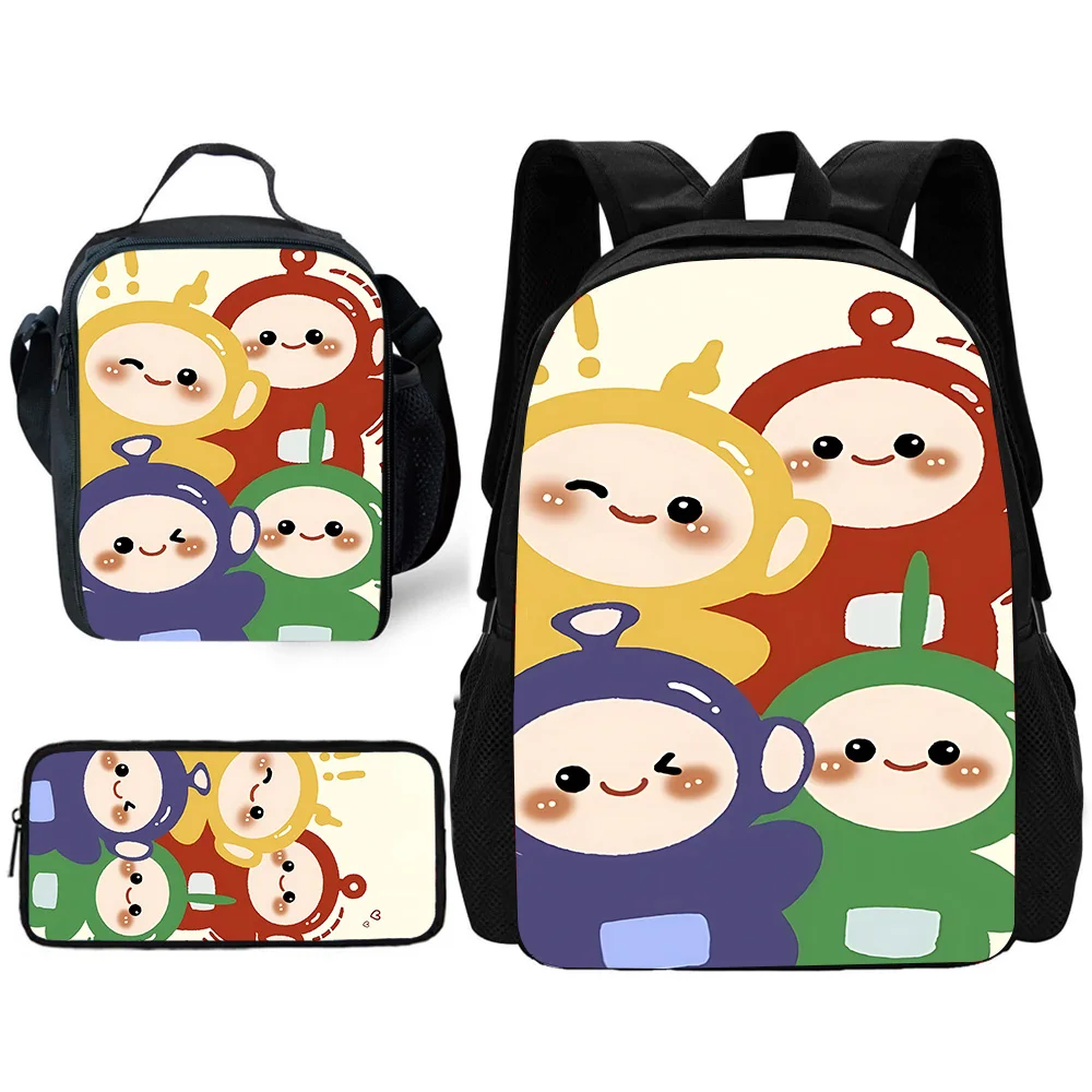 Детский школьный рюкзак с рисунком t-teletubbies и сумками для обеда - Фотография_3