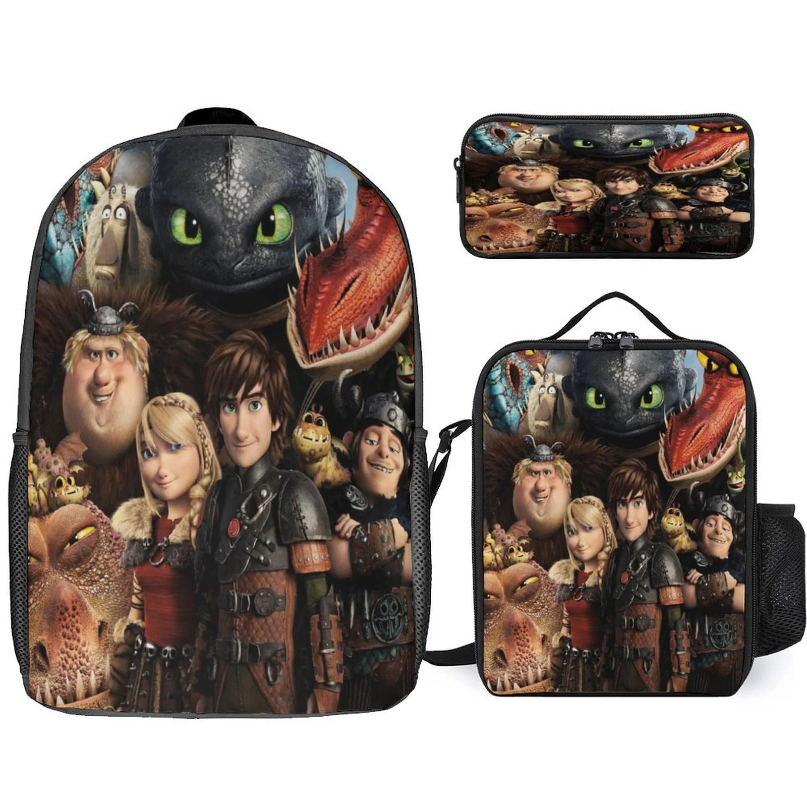 Легкий детский рюкзак «как приручить дракона»