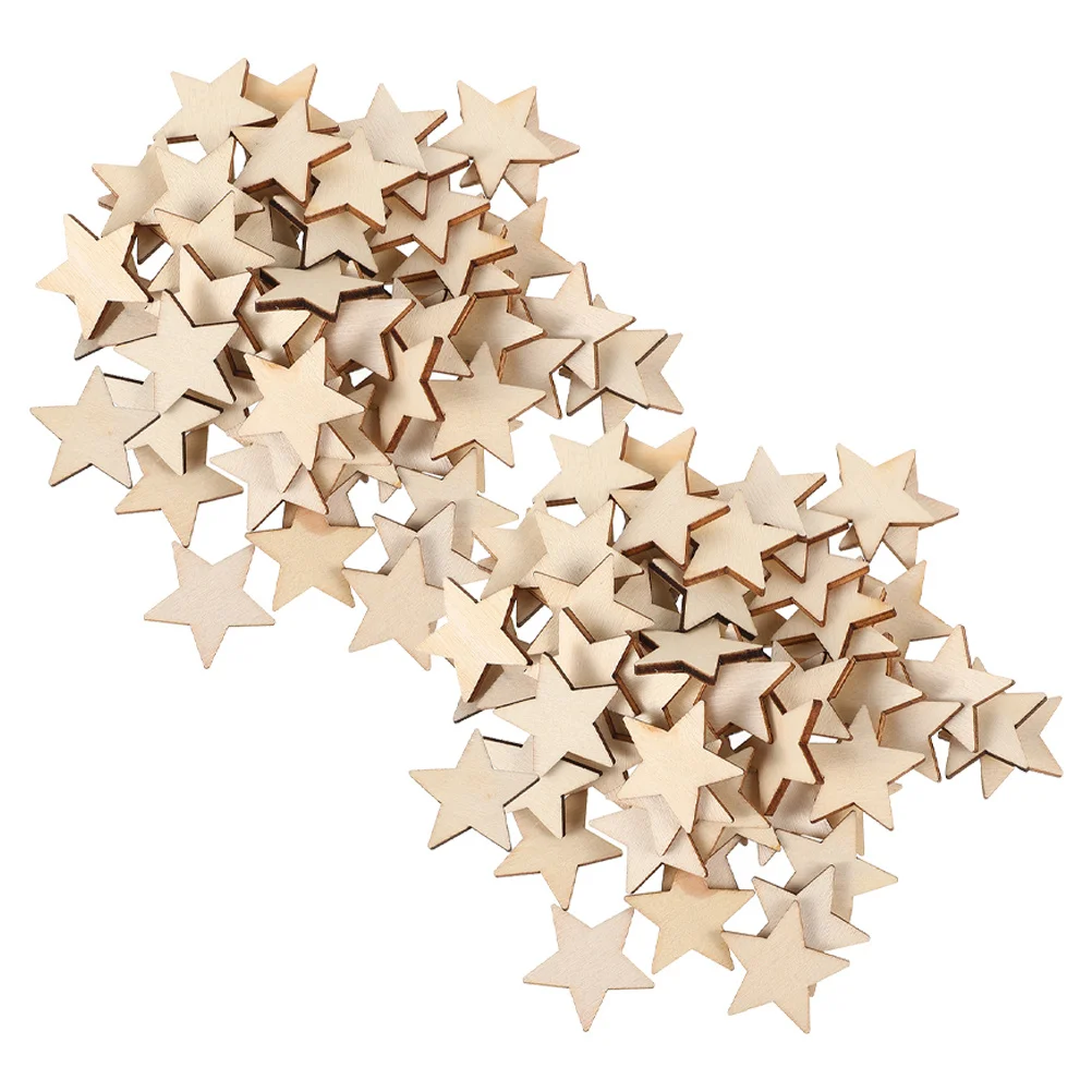 Пустые деревянные звезды незавершенные - Фотография_3