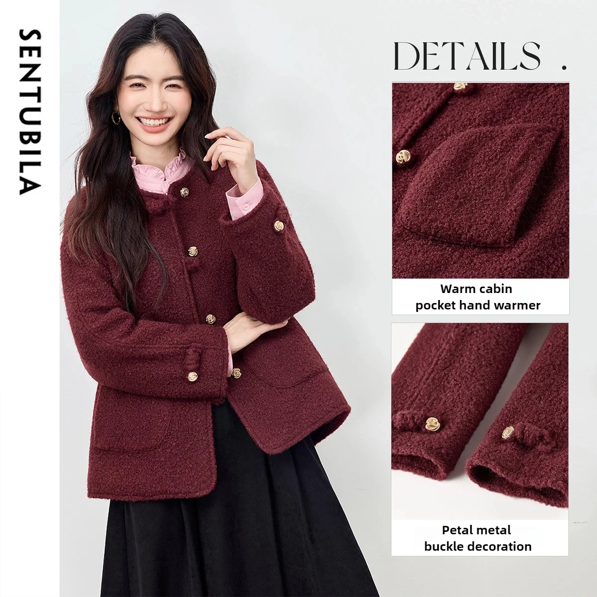 Sentubila женское стеганое пальто - Фотография_3