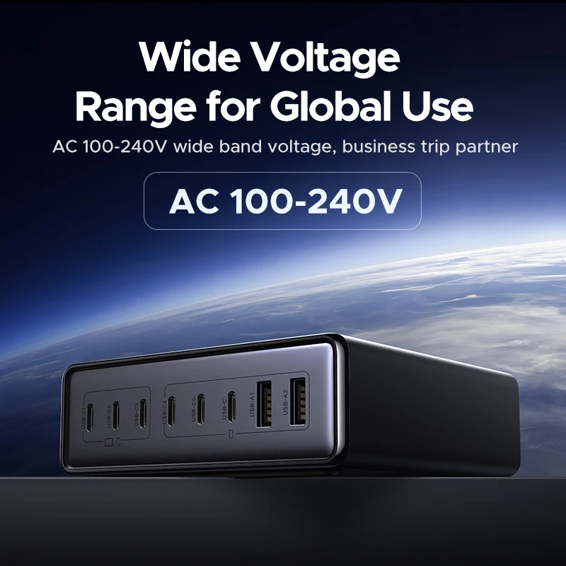 Gan зарядное устройство 8 в 1 настольный - Фотография_6