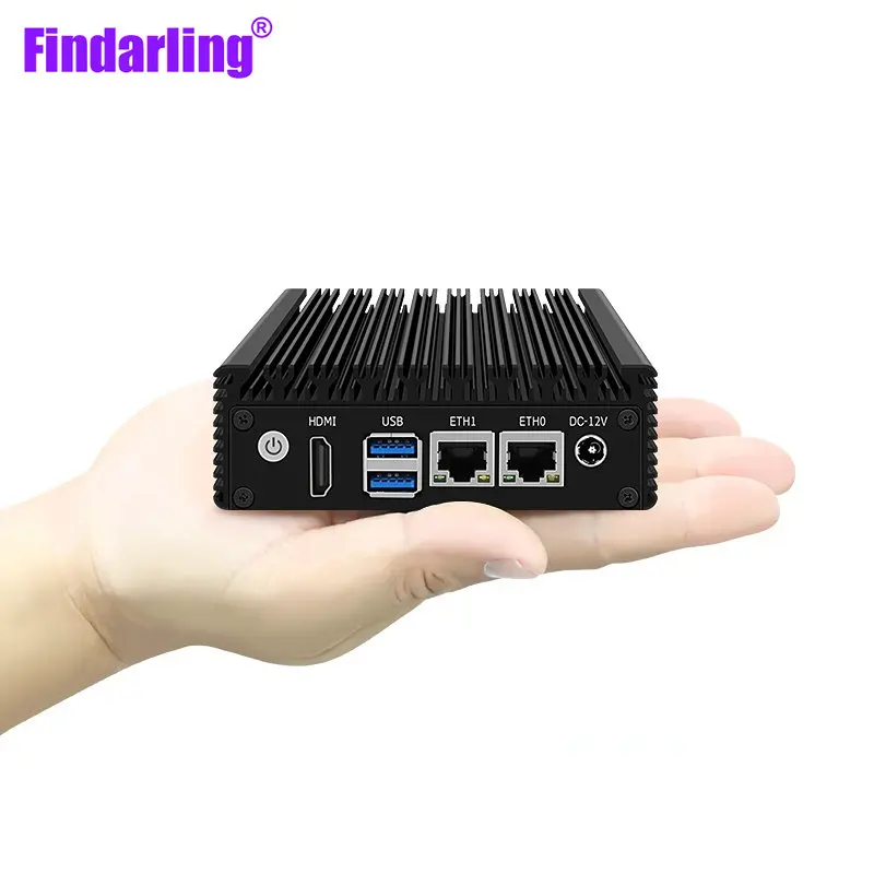 Мощный p2 мини-пк barebone с четырехъядерным j4125/n4000