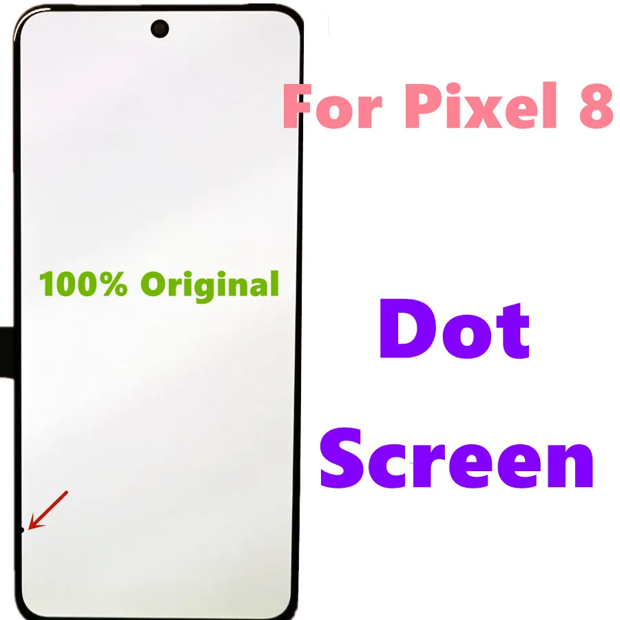 Оригинальный amoled жк-дисплей для google pixel 8