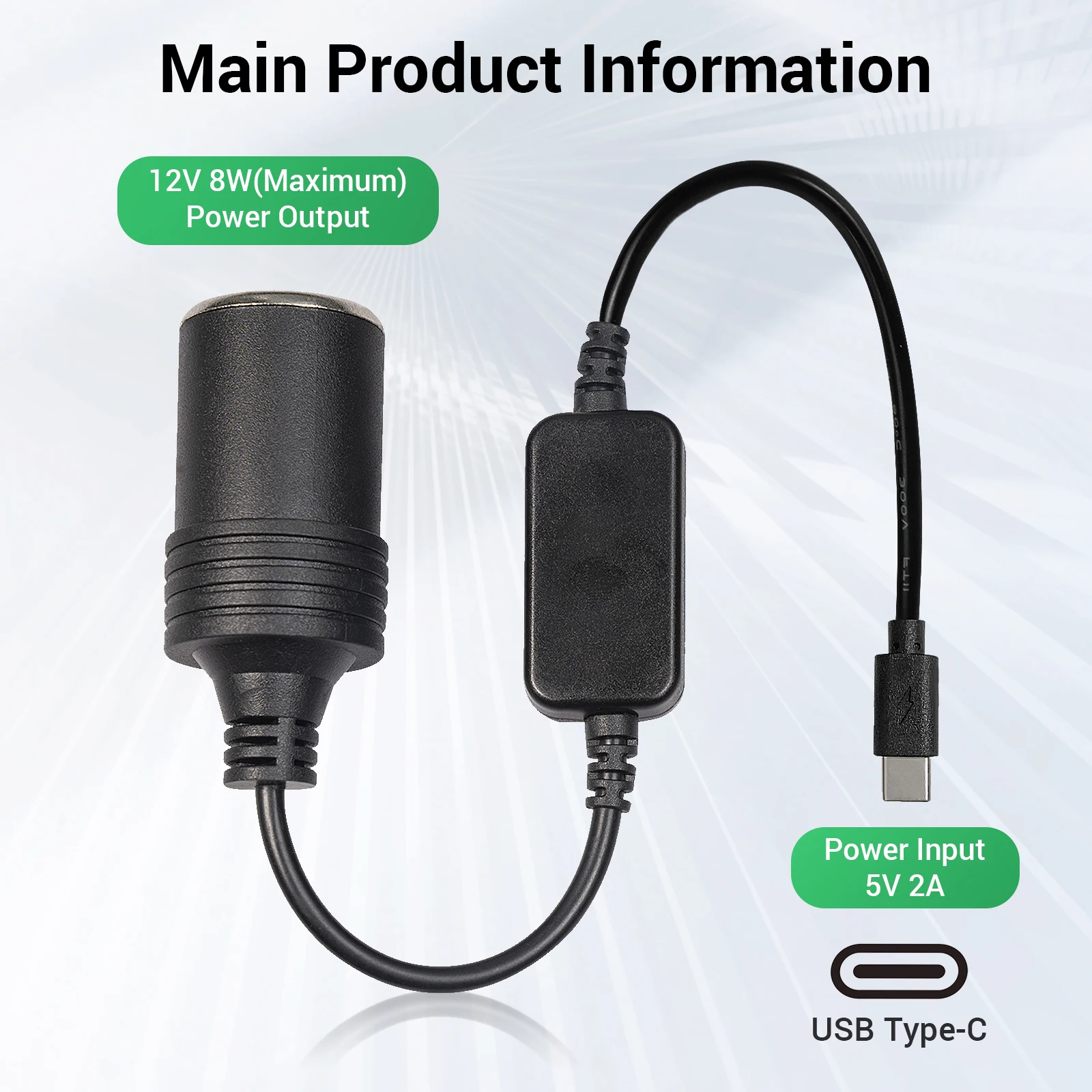 5 в 2 а usb на 12 в розетка прикуривателя - Фотография_3