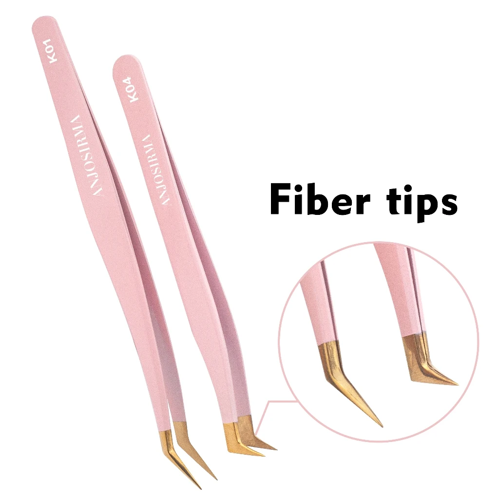 Розовые золотые пинцеты anjosirma - Фотография_2