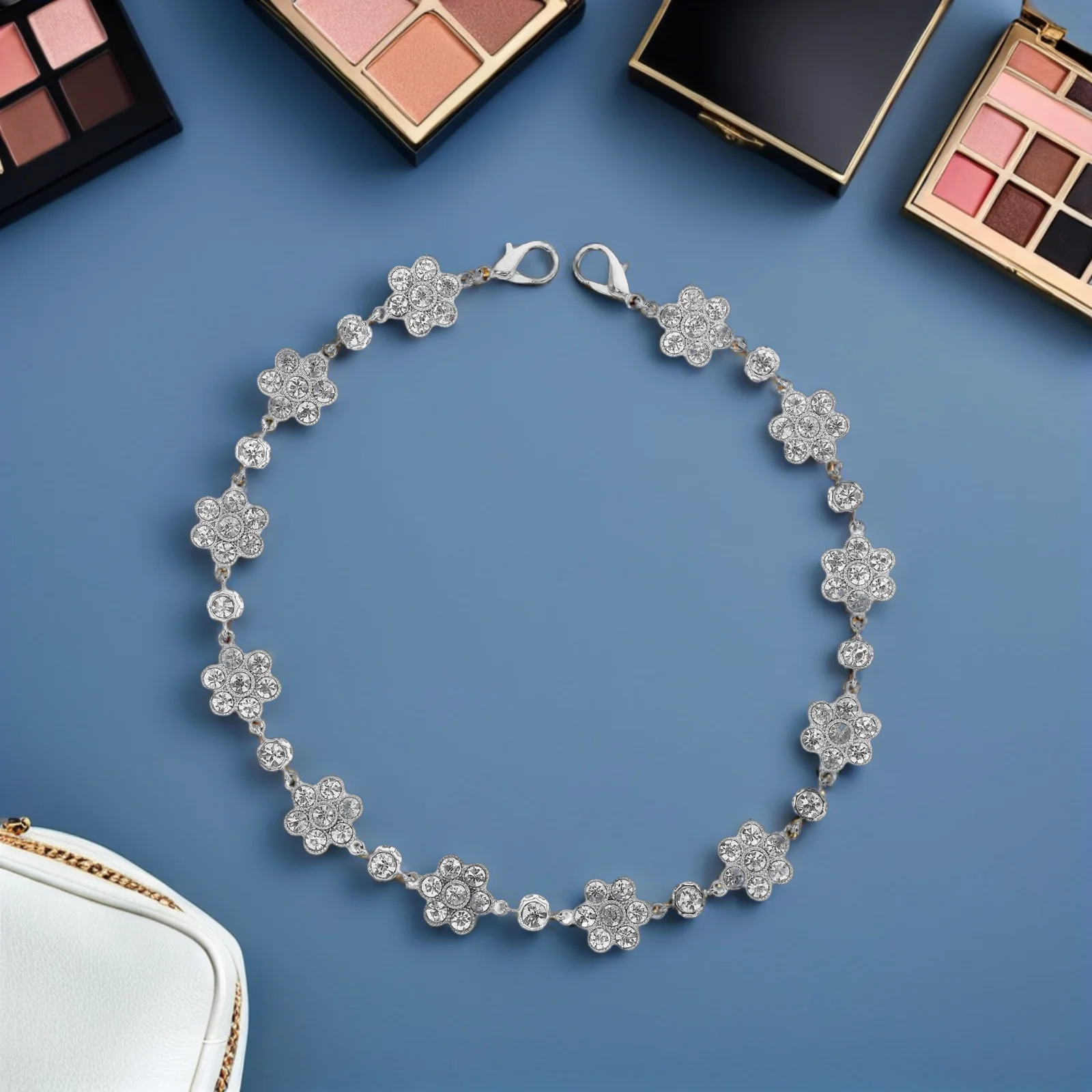 Сменная цепочка для кошелька со стразами