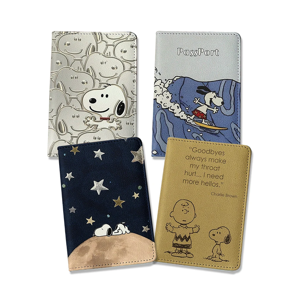 Обложка для паспорта с рисунком снупи