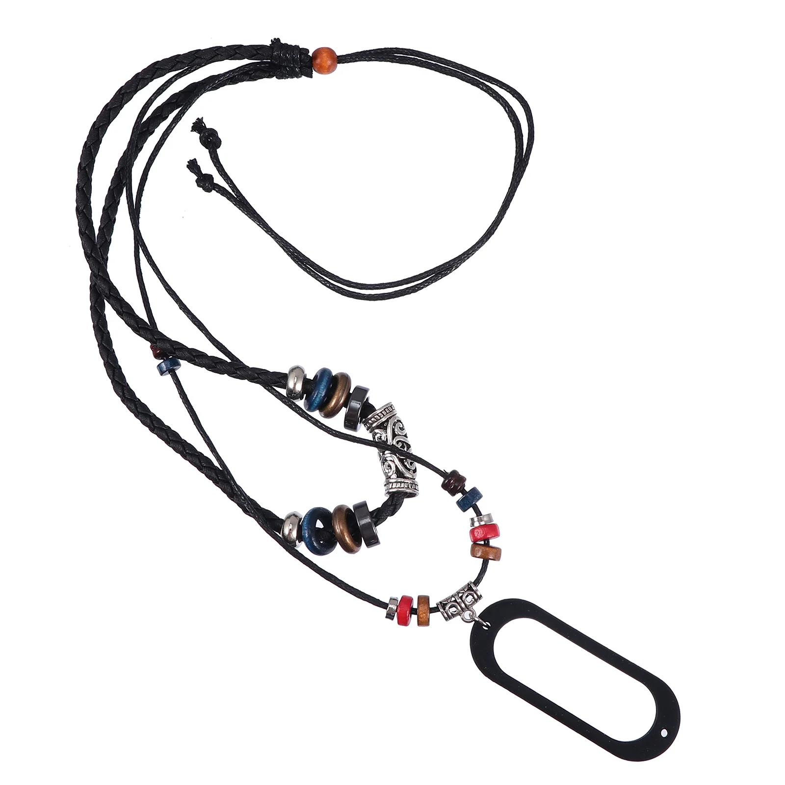 Тканое ожерелье ручной работы в стиле ретро - Фотография_2