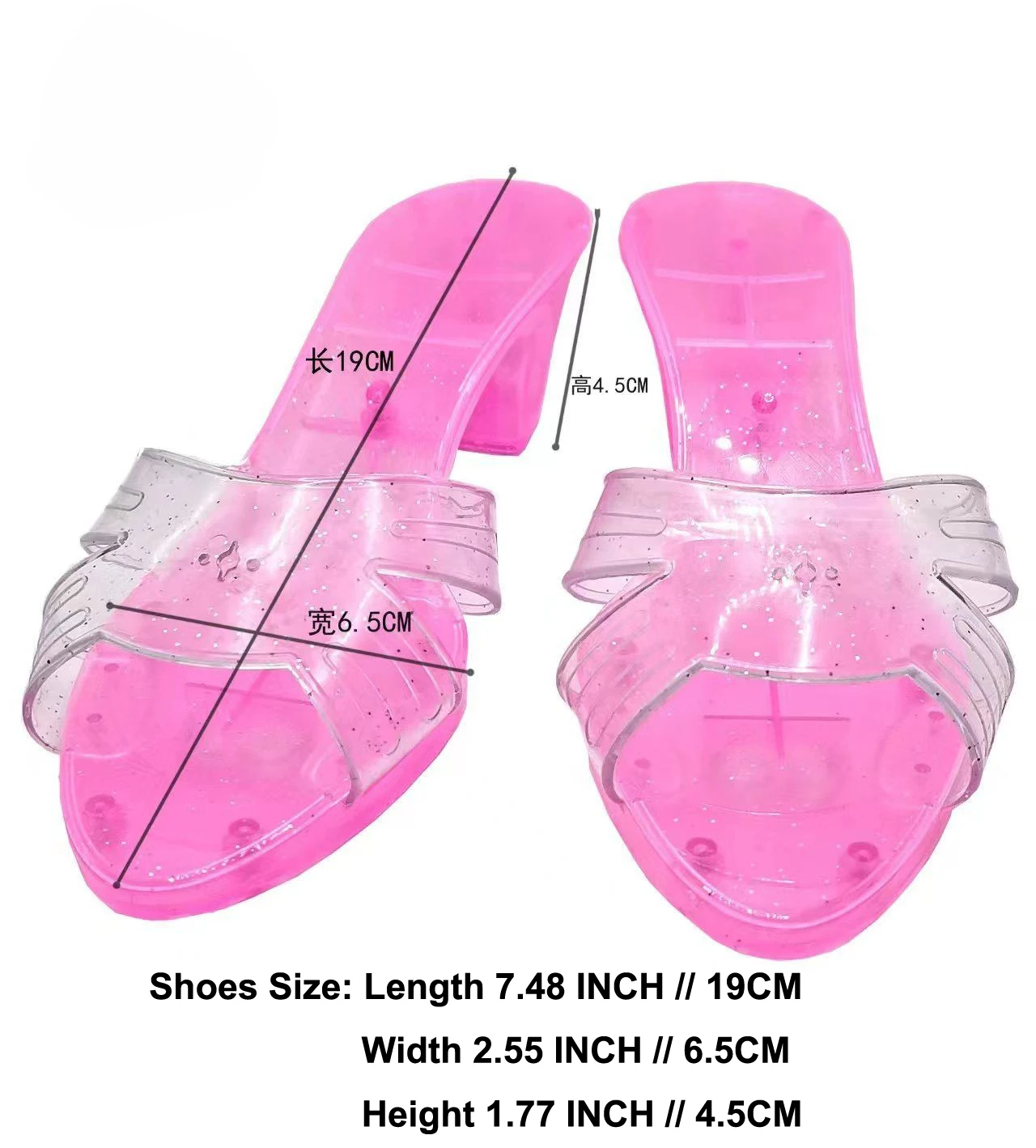Пластиковые туфли принцессы для ролевых игр - Фотография_6