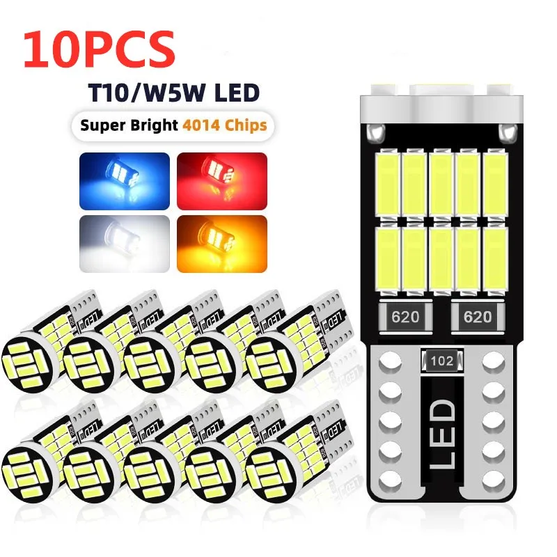 Шт. t10 w5w 194 501 led canbus