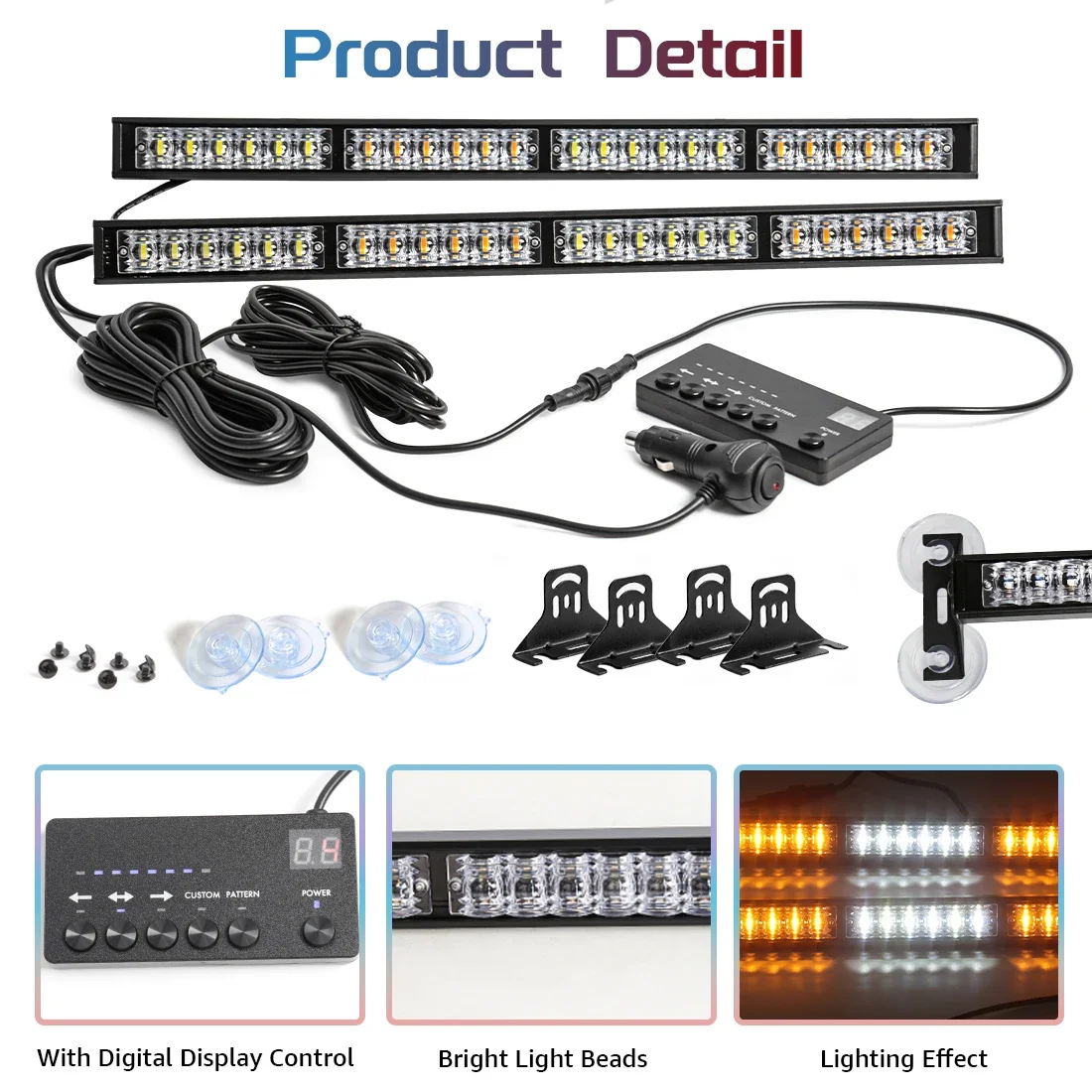 24 светодиода 2-в-1 предупреждающая - Фотография_4