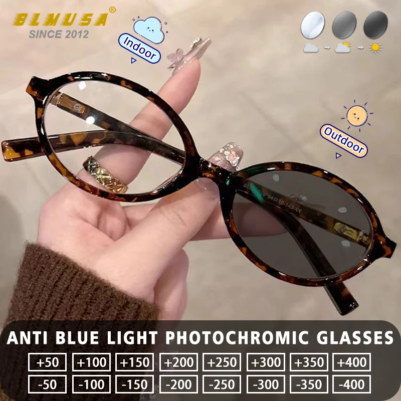 Blmusa ретро анти-синие фотохромные