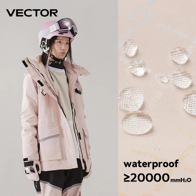 Vector брендовая мужская и женская лыжная куртка - Фотография_6