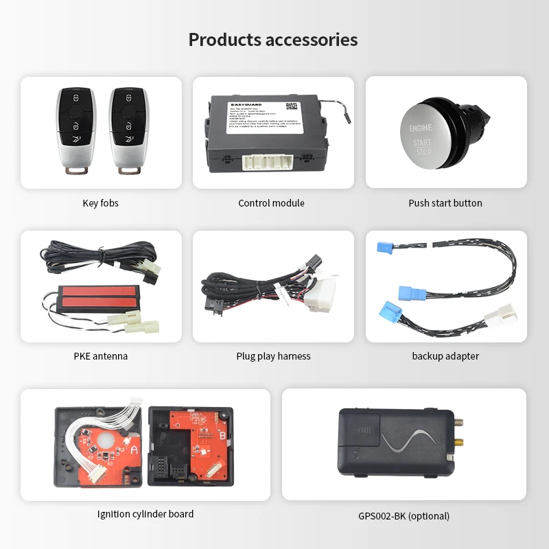 Easyguard plug and play pke система дистанционного запуска без ключа - Фотография_3