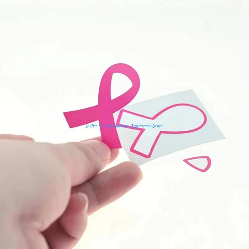 Розовая наклейка на ленте - Фотография_2