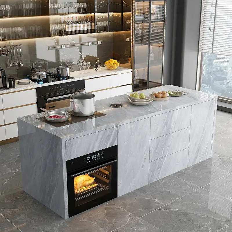 Роскошный кухонный островной стол - Фотография_4