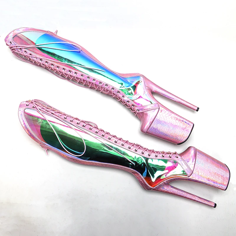 Дюймов, змеиная розовая голографическая - Фотография_4