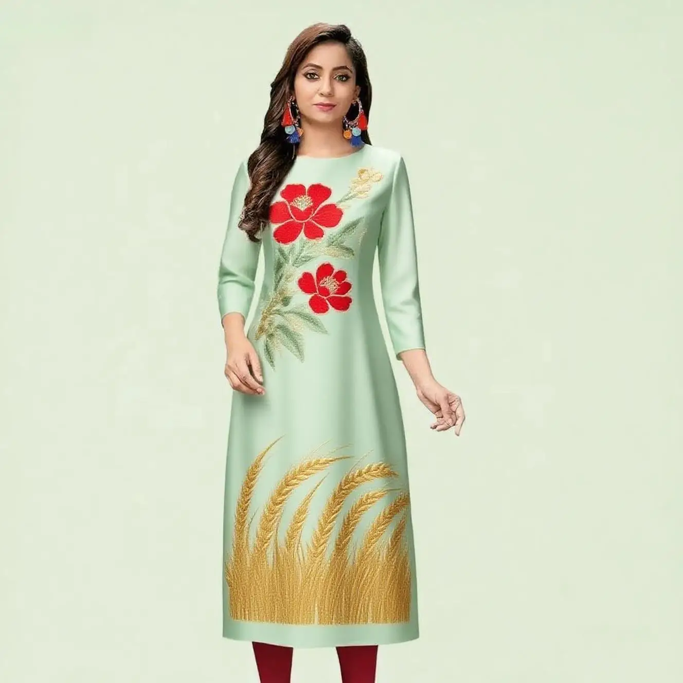 Женское повседневное модное платье - Фотография_4