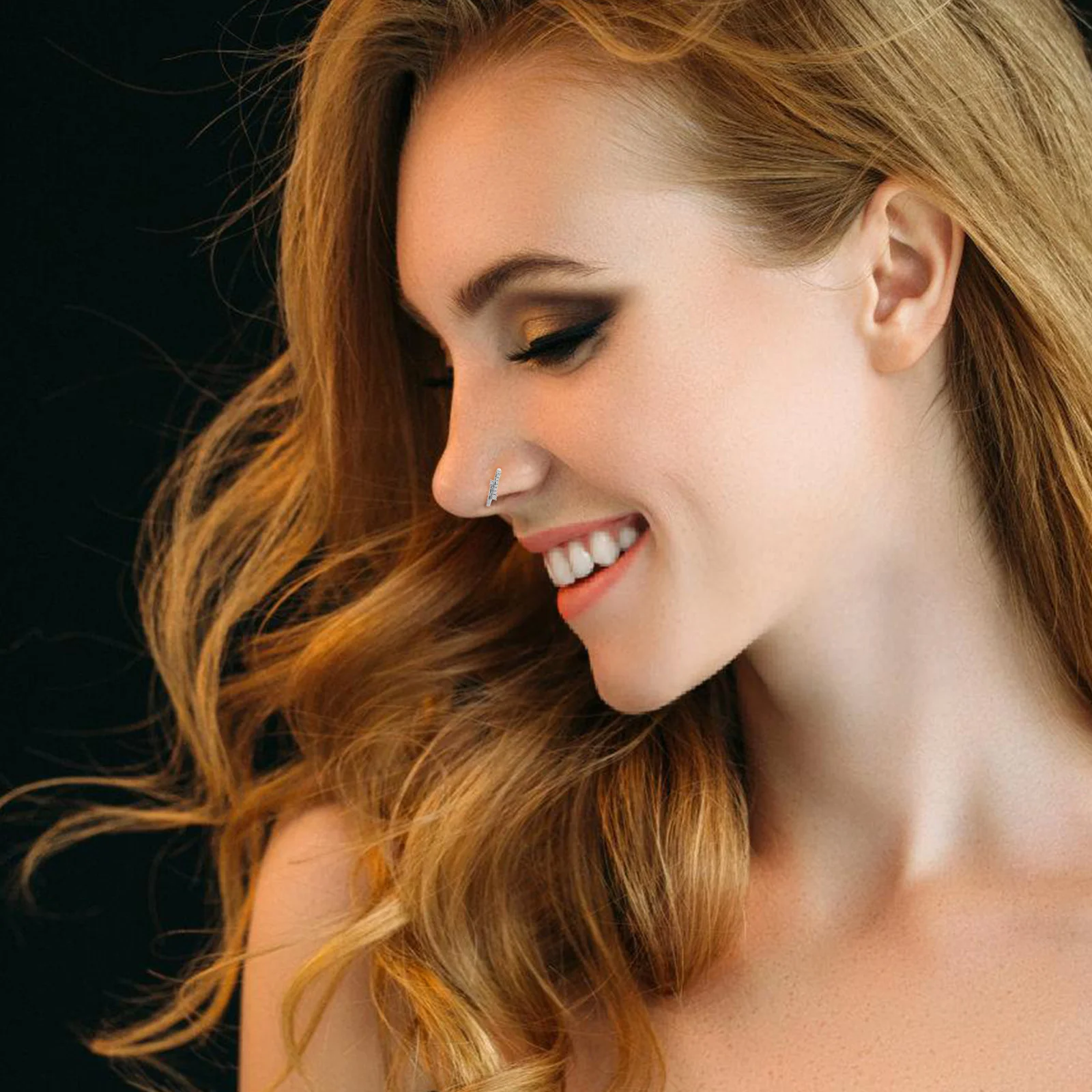 Непирсинговое кольцо в носу - Фотография_6