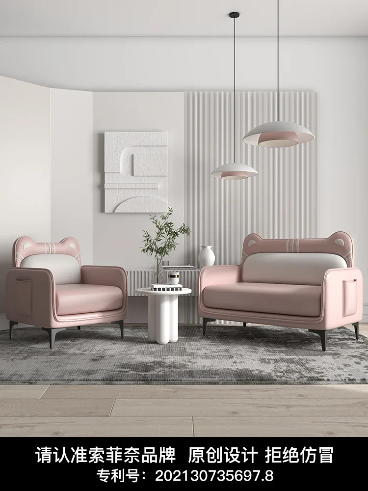 Детский диван розовое милое современное - Фотография_4