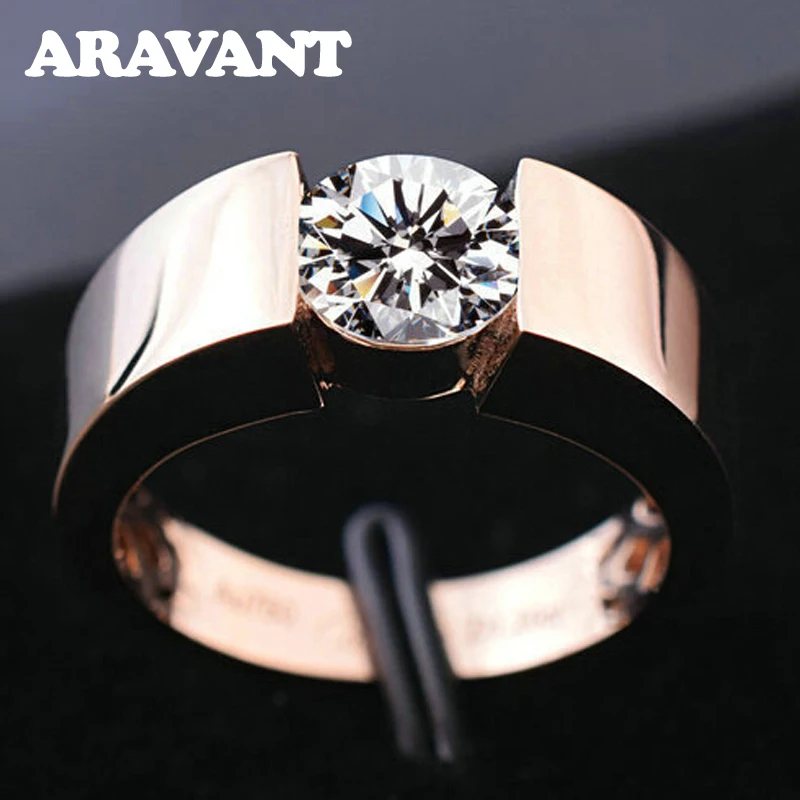 Aravant 925 серебро 8 мм циркон - Фотография_5