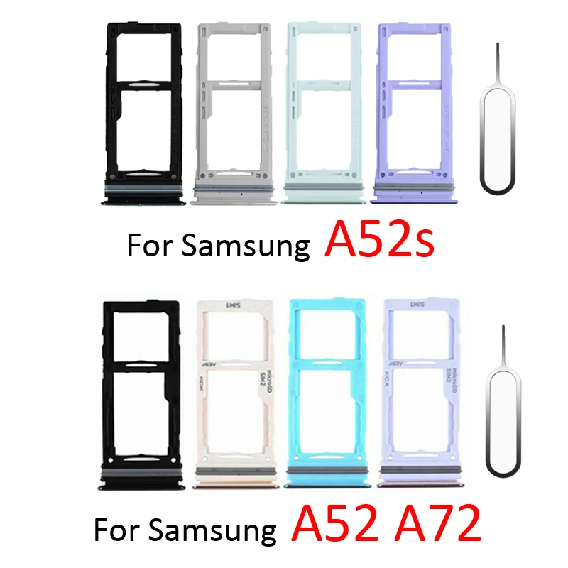 Лоток для sim-карты sd для телефона samsung galaxy a52 a52s a72 5g a02 a12
